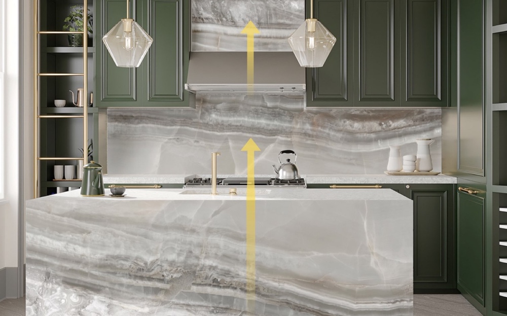 kitchen setting Modesto bioquartz